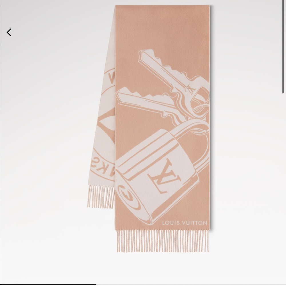 Louis Vuitton Lock and Keys Scarf